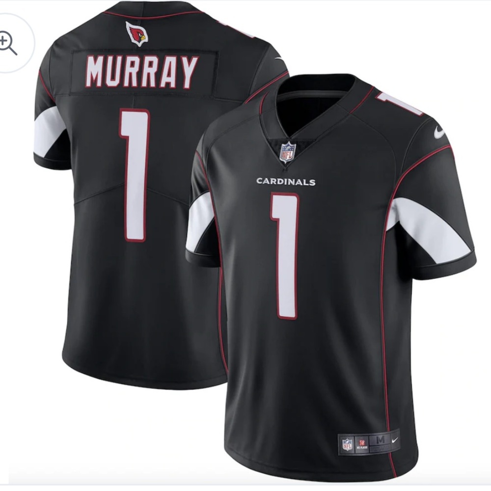 Nike On Field Arizona Cardinals Kyler Murray Nike Black Vapor Jersey